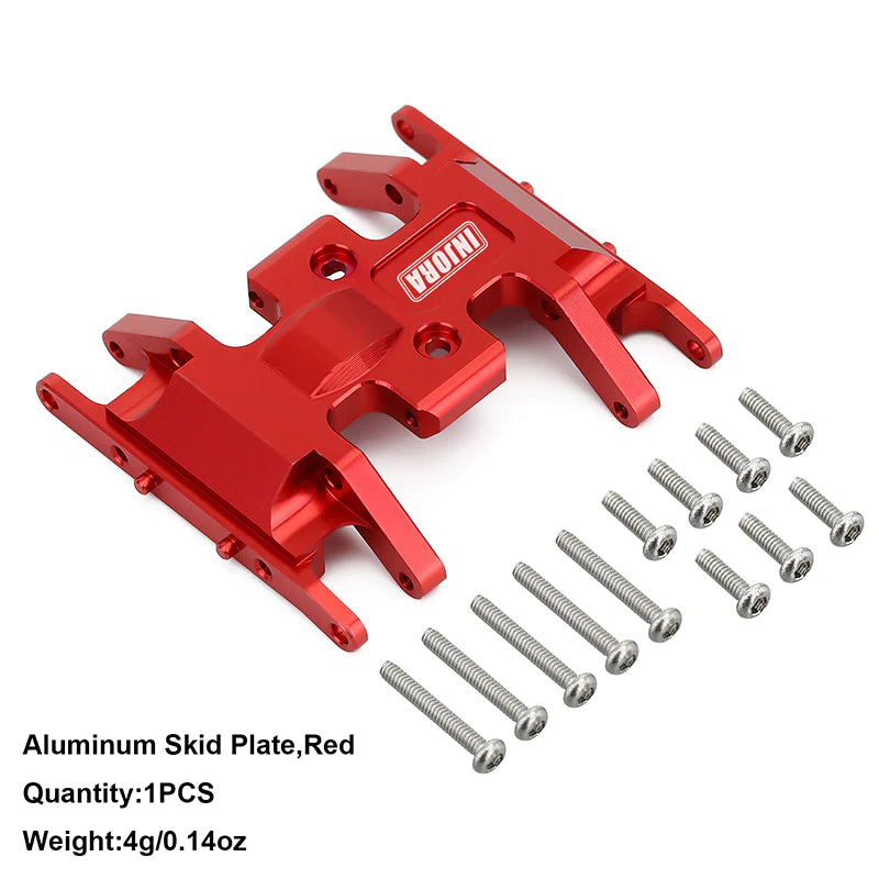 INJORA Aluminum Gearbox Mount, Transmission Skid Plate For Axial SCX24 -  - INJORA