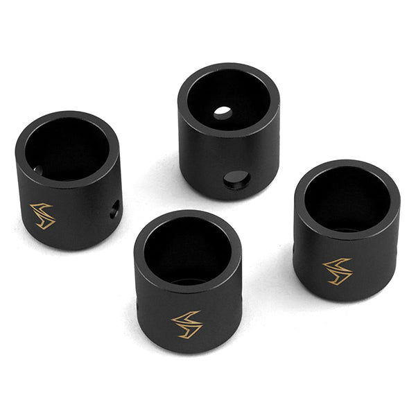 Samix SCX-6 Brass Drivershaft Cups (Black) (4) Default Title