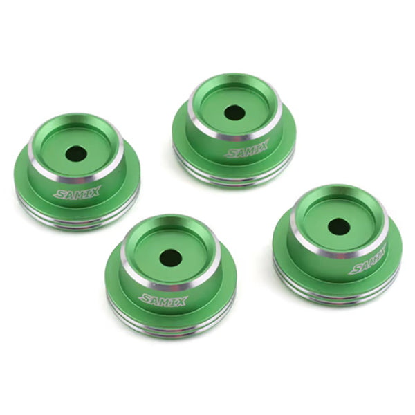 Samix SCX-6 Aluminum Shock Spring Cup (Green) (4) Default Title