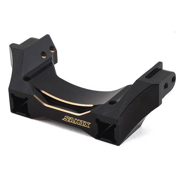 Samix Traxxas TRX-4 Brass Rear Bumper Mount Set (Black) Default Title