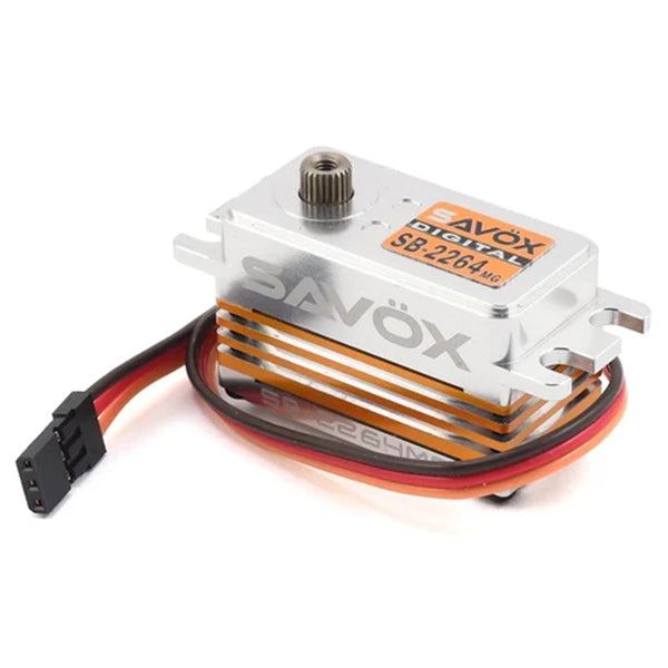 Savox SB-2264MG Low Profile Digital "High Speed" Brushless Metal Gear Servo (High Voltage) Default Title