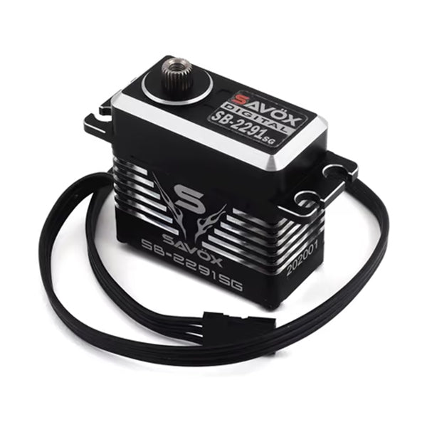 Savox SB-2291SG Black Edition Monster Speed Brushless Steel Gear Servo (High Voltage) Default Title