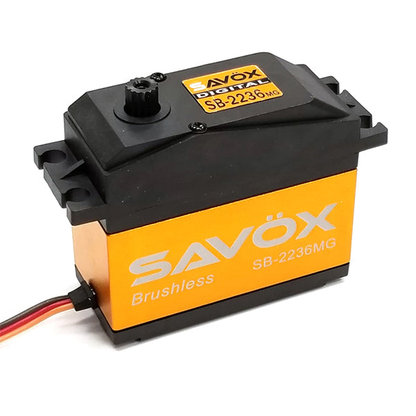 Savox 1/5 Scale, High Voltage, Brushless, Digital Servo .13sec / 555oz @ 7.4V Default Title