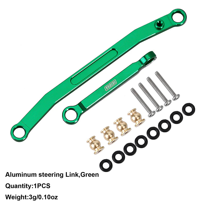 INJORA CNC Aluminum Steering Links For SCX24 AX24