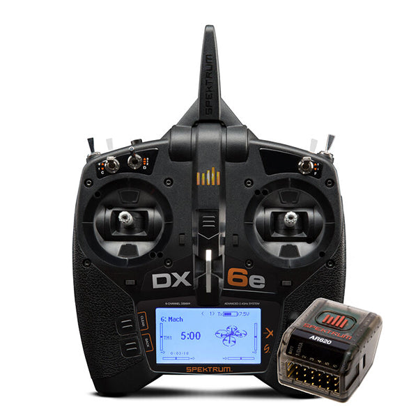 Spektrum RC DX6e 6-Channel 2.4GHz Aircraft Radio System w/AR620 Receiver Default Title