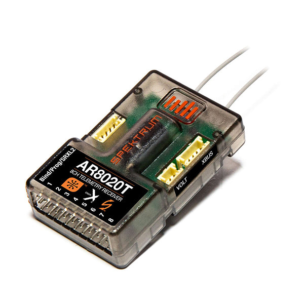 Spektrum RC AR8020T DSMX 8 Channel Air Telemetry 2.4GHz Receiver Default Title