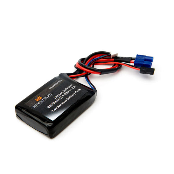 Spektrum RC 2000mAh 2S 7.4V LiPo Receiver Battery