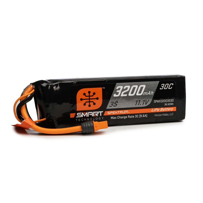 Spektrum RC 3S Smart LiPo Battery Pack w/IC3 Connector (11.1V/3200mAh)