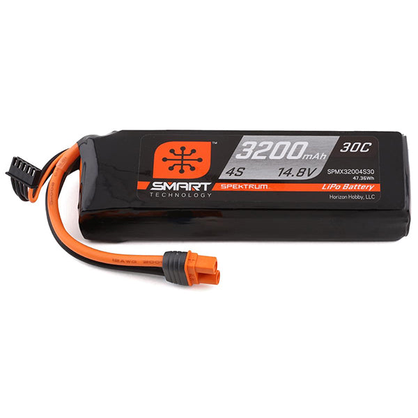 Spektrum RC 4S Smart LiPo Hard Case Battery Pack w/IC3 Connector (14.8V/3200mAh) Default Title