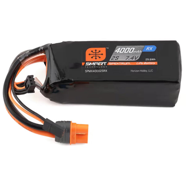 Spektrum RC 2S Smart LiPo Battery Pack (7.4V/4000mAh) w/IC3 Connector Default Title