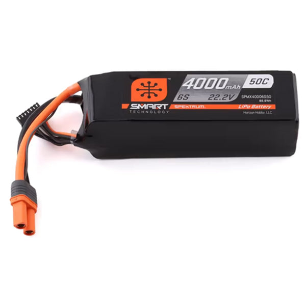 Spektrum RC 6S  Smart LiPo 50C Battery Pack w/IC5 Connector (22.2V/4000mAh) Default Title