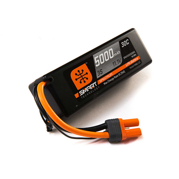 Spektrum RC 3S Smart LiPo Hard Case Battery Pack w/IC5 Connector (11.1V/5000mAh) Default Title