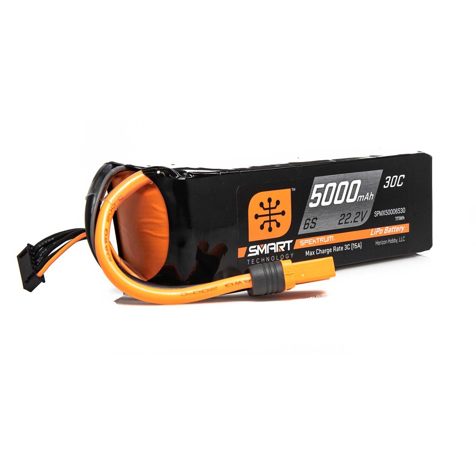 Spektrum 22.2V 5000mAh 6S 30C Smart LiPo Battery IC5