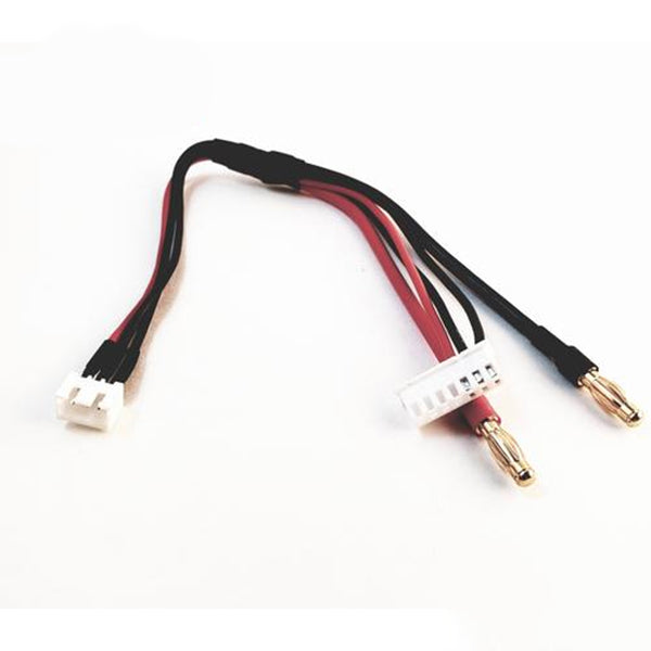 SON RC Receiver/Nitro Servo Battery Charge Cable (2S Balance Harness to 4mm Banana Plugs w/7s Adapter Default Title