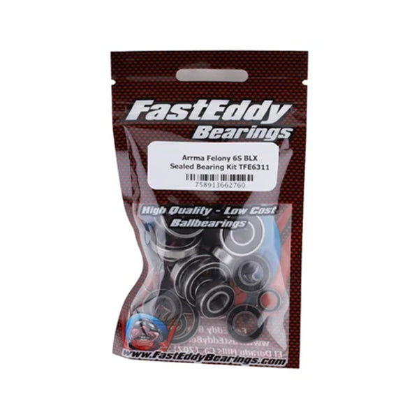 FastEddy Arrma Felony 6S BLX Sealed Bearing Kit Default Title