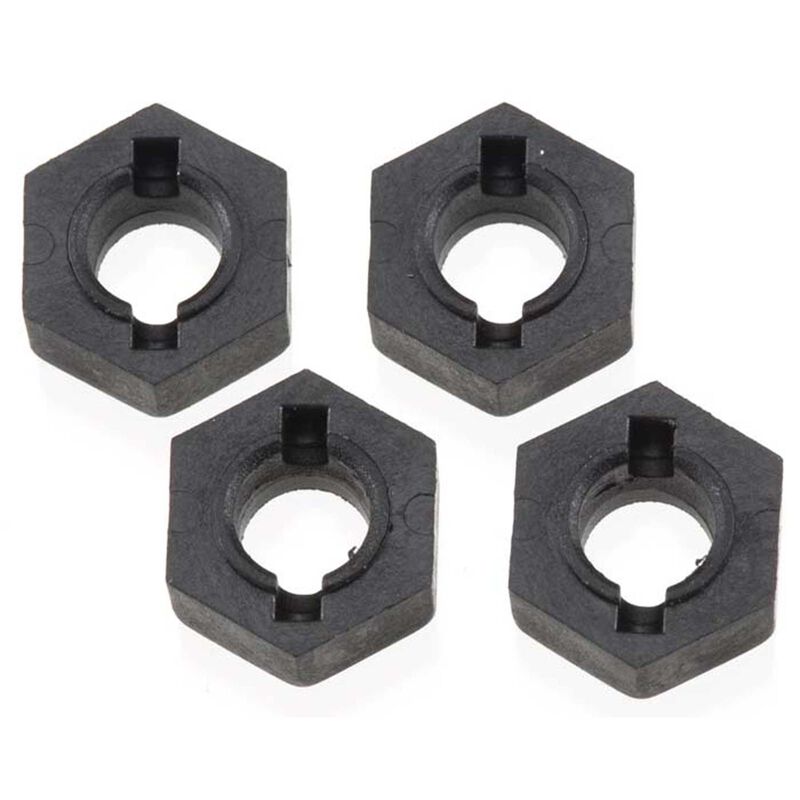 Tekno RC 12mm Nylon M6 Driveshaft Hex Adapter Set (4) (Front/Rear)