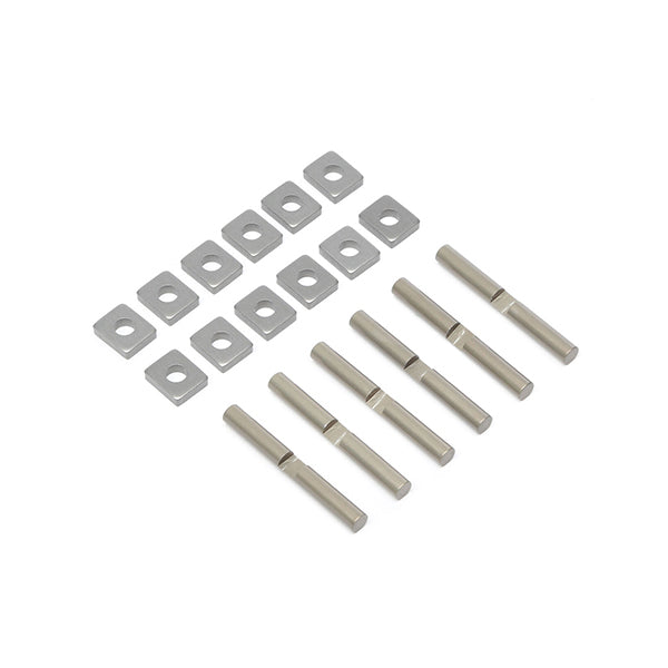 Team Losi Racing Aluminum Cross Pin & Support Block Set Default Title