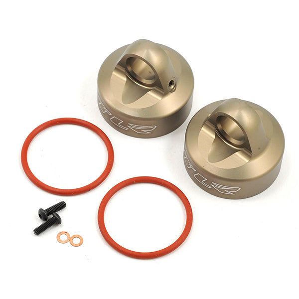 Team Losi Racing Aluminum Bleeder Shock Cap (2) Default Title