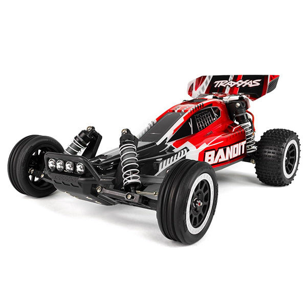 Traxxas Bandit 1/10 RTR 2WD Electric Buggy w/LED Lights w/XL-5 ESC, TQ 2.4GHz Radio, Battery & DC Charger Red & Black