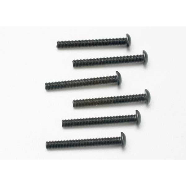 Traxxas 3x25mm Button Head Machine Screws (6)