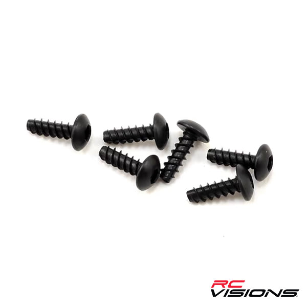Traxxas 2.5x8mm Button Head Hex Plastic Screws (6) Default Title