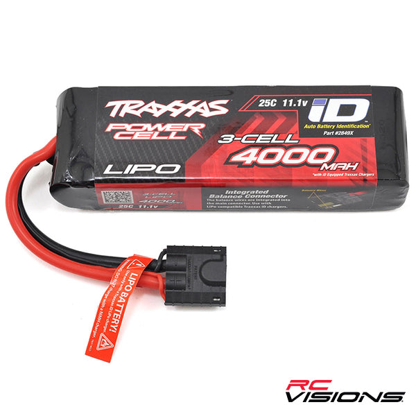 Traxxas 3S "Power Cell" 25C LiPo Battery w/iD Traxxas Connector (11.1V/4000mAh) Default Title