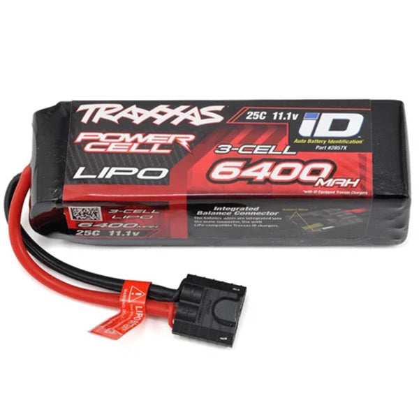 Traxxas 3S "Power Cell" 25C LiPo Battery w/iD Traxxas Connector (11.1V/6400mAh) Default Title