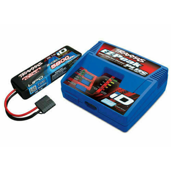 Traxxas EZ-Peak 2S Single "Completer Pack" Multi-Chemistry Battery Charger w/One Power Cell Battery (5800mAh)