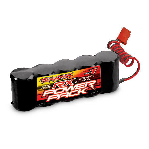 Traxxas 5-Cell Flat Receiver NiMH Battery Pack (6.0V/1100mAh)