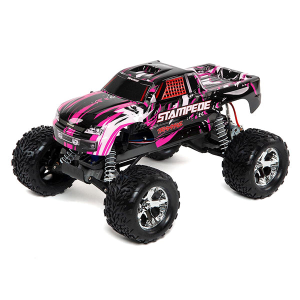 Traxxas Stampede 1/10 RTR Monster Truck w/XL-5 ESC, TQ 2.4GHz Radio, Battery & DC Charger Pink