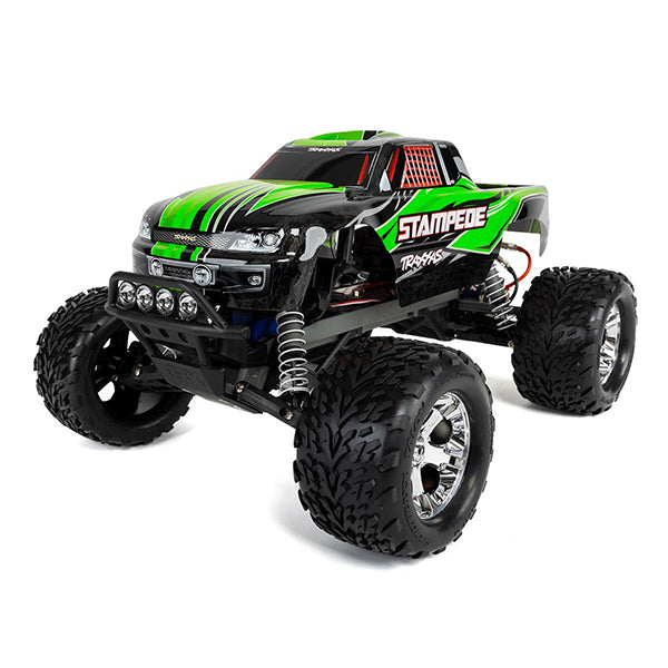 Traxxas Stampede 1/10 RTR Monster Truck w/XL-5 ESC, LED Lights, TQ 2.4GHz Radio, Battery & DC Charger Green