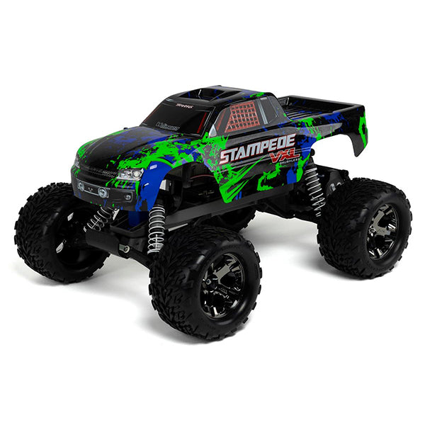 Traxxas Stampede VXL Brushless 1/10 RTR 2WD Monster Truck (Orange) w/TQi 2.4GHz Radio & TSM Green