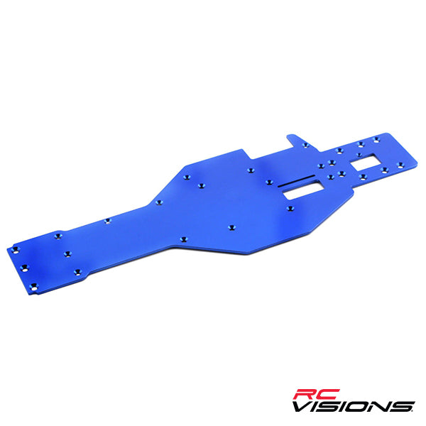 Traxxas Aluminum Lower Chassis (Blue) Default Title