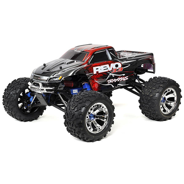 Traxxas Revo 3.3 4WD RTR Nitro Monster Truck w/TQi 2.4Ghz Radio, TSM, Batteries & DC Charger