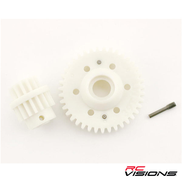 Traxxas Revo 2-Speed Standard Ratio Gear Set (2nd speed gear 39T, 13T-17T input gears, hardware Default Title