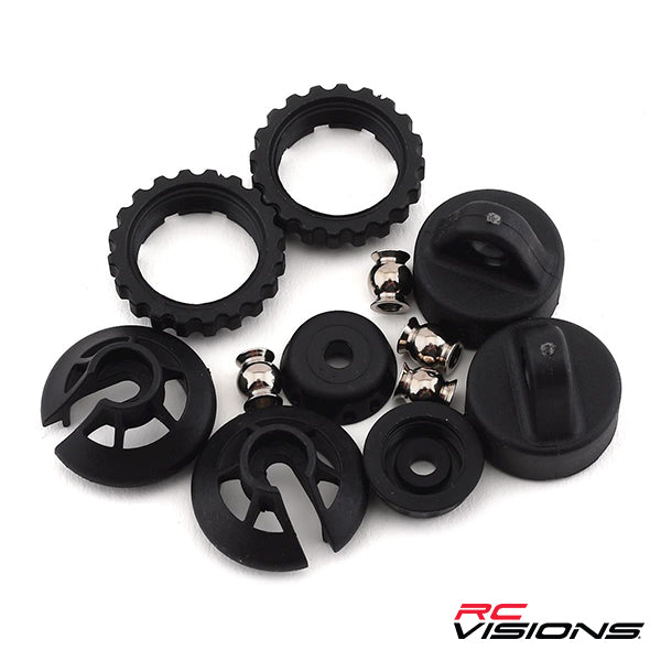 Traxxas GTR Shock Caps And Spring Retainers Default Title