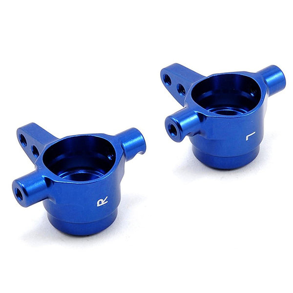 Traxxas Aluminum Steering Block Set (Blue) (2)