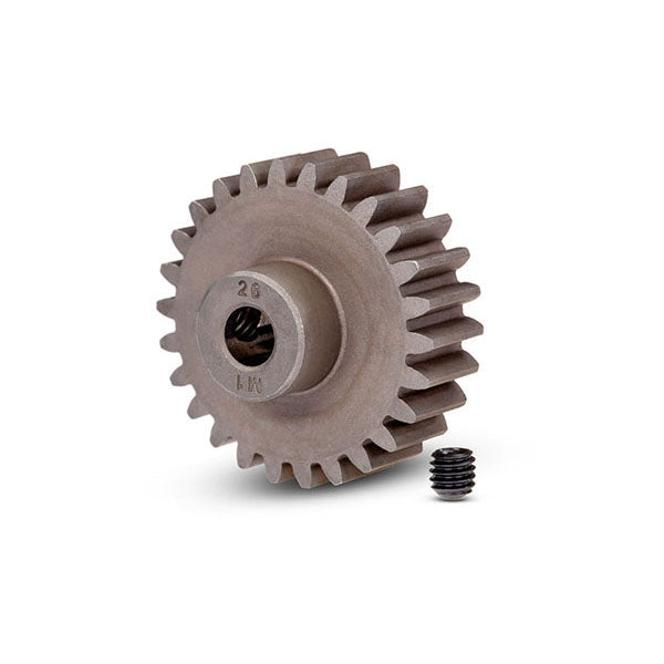 Traxxas Gear, 26-T pinion (1.0 metric pitch) (fits 5mm shaft)/ set screw Default Title
