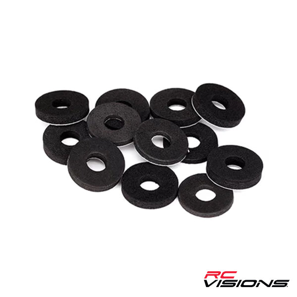 Traxxas Body Washers Foam 2mm (2) 3mm (2) 4mm (4) Default Title