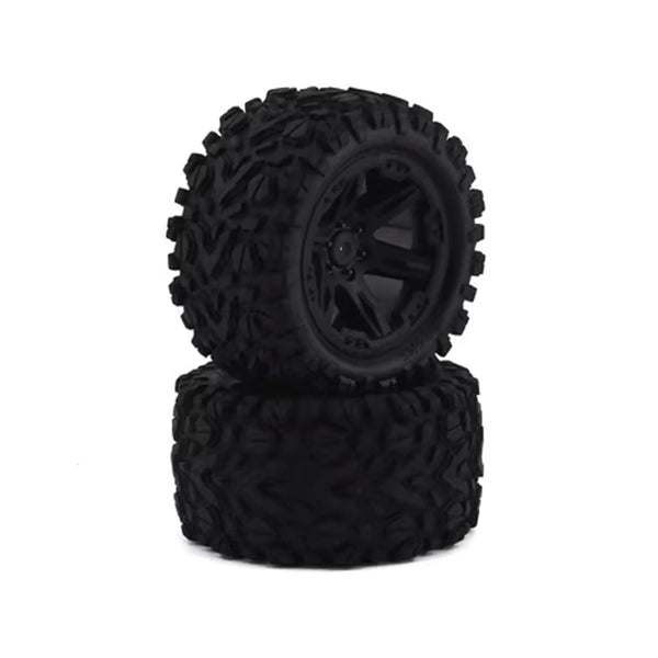 Traxxas Talon EXT 2.8" Pre-Mounted Tires w/RXT Wheels (2) (Black) (2wd Electric Rear) Default Title