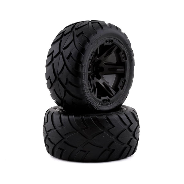 Traxxas Anaconda 2.8" Pre-Mounted Tires w/RXT Wheels (Black) (2) w/12mm Hex