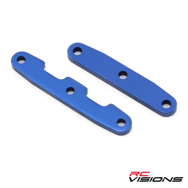 Traxxas Aluminum Bulkhead Front & Rear Tie Bar Set (Blue) Default Title