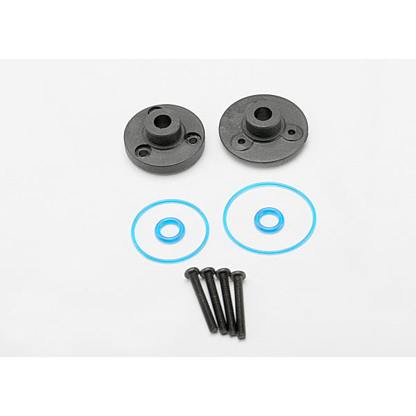 Traxxas Front/Rear Differential Cover Plate w/Gaskets & O-Rings (2)