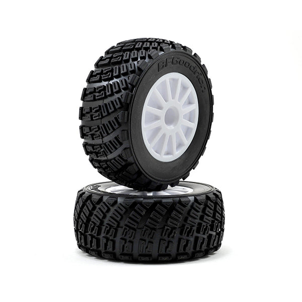 Traxxas BFGoodrich Rally Tire w/Rally Wheel (2) (White) Default Title