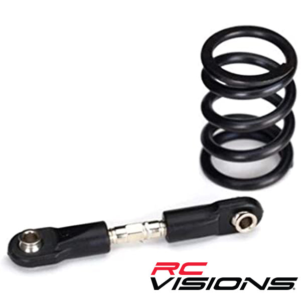 Traxxas X-Maxx Steel Steering Link w/HD Servo Saver Spring TRA7746X RCVISIONS