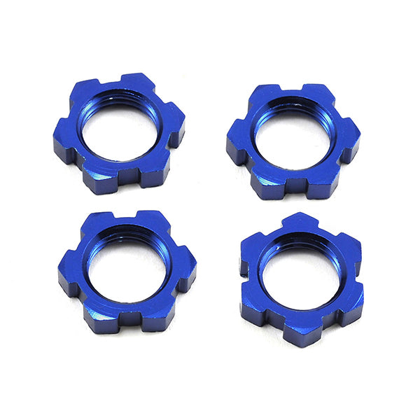 Traxxas X-Maxx 17mm Splined Wheel Nut (Blue) (4) Default Title