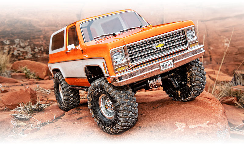 Traxxas TRX-4 1/10 Trail Crawler Truck w/'79 Chevrolet K5 Blazer Body (Red) w/TQi 2.4GHz Radio