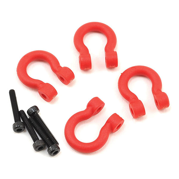 Traxxas TRX-4 Bumper D-Rings (Red) (4)