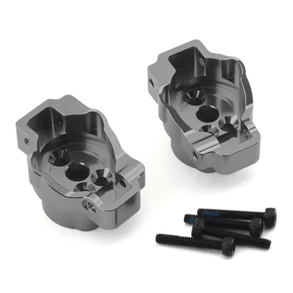 Traxxas TRX-4 Aluminum Rear Portal Drive Axle Mounts (Charcoal Grey) Default Title