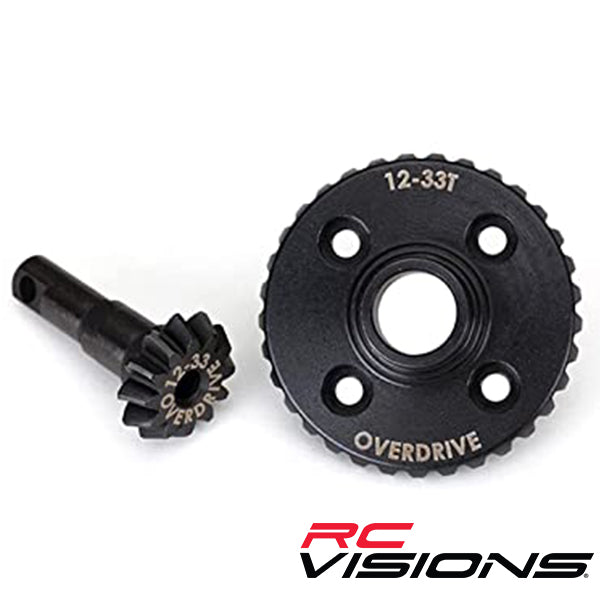 Traxxas TRX-4 Machined Overdrive Ring & Pinion Gear (12/33T)